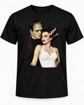 Frankenstein & bride Horror Romance T-Shirt